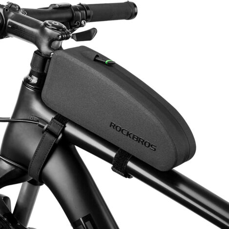 Sacoche de vélo étanche montée sur cadre 1,5 l AS-019 - noir (1/5)