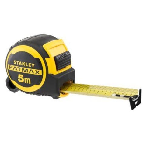 Stanley – Mètre déroulant 5 m – Largeur de lame 32 mm – Technologie Twin-Core pour compacité – Crochet Multi-Catch pour meilleure prise
