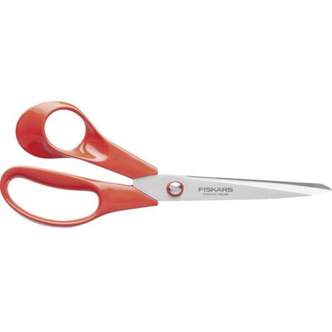 Fiskars – Ciseaux universels gauchers 210 mm – Lames en acier inoxydable – Tension des lames réglable – Pour papier, carton et plastique - Y161513