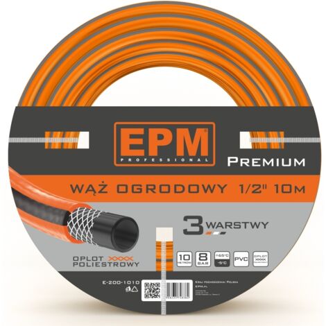 TUYAU RENFORCÉ POUR DISPOSITIFS D'ARROSAGE 1/2 10MB PREMIUM - E-200-1010