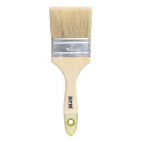 Pinceau plat anglais doré 25 mm 1'' - 12 pièces - E-300-1240 (1/2)