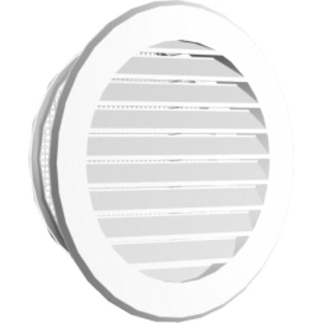 GRILLE RONDE FI80 115MM BLANC - KRA 023 BI