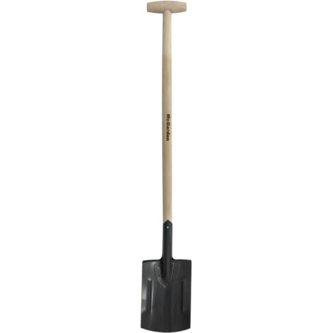 Bêche de jardin avec cadres renforcés et manche en T - MG-800-0440