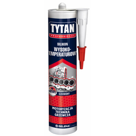 SILICONE HAUTE TEMPÉRATURE 280ML ROUGE - SIL TEM 280C
