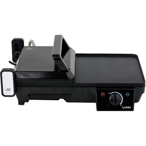 GRIL DE TABLE ÉLECTRIQUE 2 EN 1, 2000 W, 40,5 x 25 cm - W-67455 (1/5)