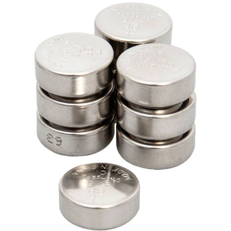 Lot de 10 piles alcalines LR44 1,5 V – 110 mAh – Pile bouton pour montres et appareils électroniques – Non rechargeable – GP