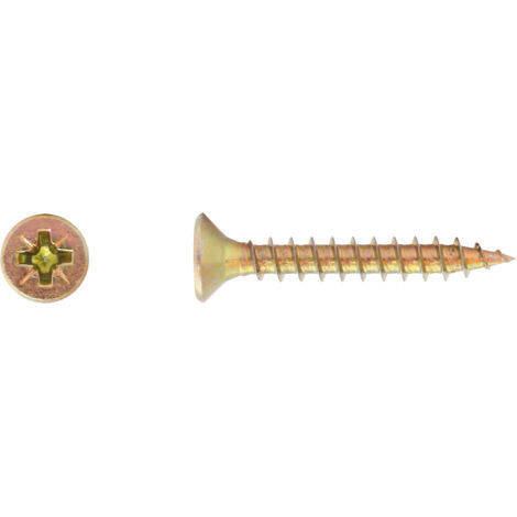 VIS À BOIS GALVANISÉE JAUNE 3,035MM - 5 KG - MF-510-3035 (1/3)