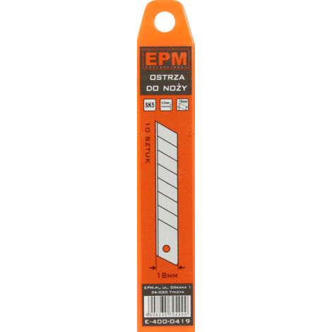 LAMES 18 MM 10 PIÈCES - E-400-0419 (1/2)