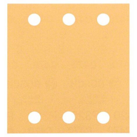 Feuilles abrasives 115 x 107 mm P60, lot de 10 pièces - B 2608607456