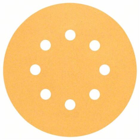 Disque adhésif 125 mm C470 G150 8 trous - 50 pièces - B 2608621000