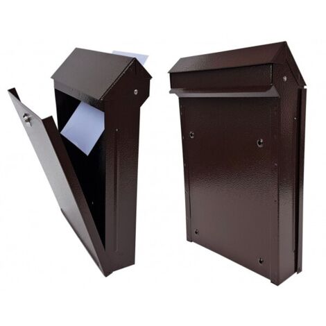 BOÎTE AUX LETTRES A-4P MARRON - SKL A4P 557