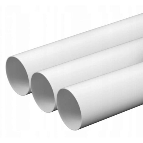 Canal rond 150mm PVC 1m – Tube d'air non flexible pour ventilation – Pression 1,0 Mo – KO15010 – Awenta - A-KO150-10