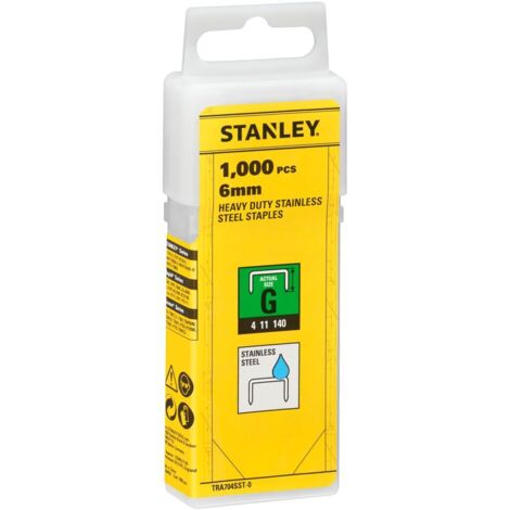 AGRAFES EN ACIER INOXYDABLE G 6 MM, 1000 PIÈCES - S/70-4SST-0