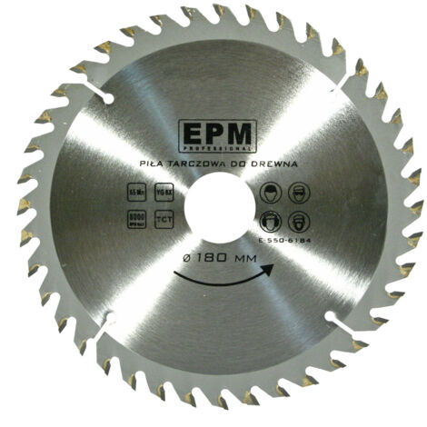 Scie frittée 250 mm 40 dents - E-550-6254 (1/2)
