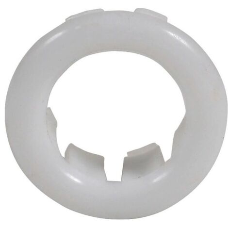 25mm Petite rosette blanc rose collier bain débordement du bassin de puits (1/2)