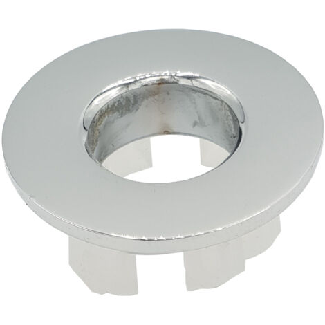Raccord laiton pour évier avec finition chromée – Compatible trous de trop-plein 19-23 mm – Installation sans outils rapide – Pepte