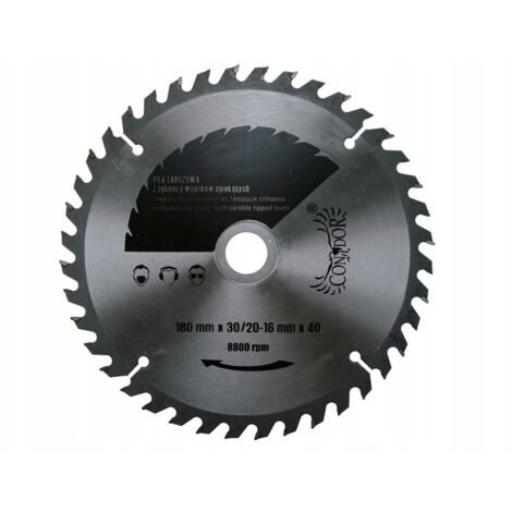 Lame De Scie Circulaire HM/Widia 210x80 Z40 - Pour Bois - Neuve - Rodejohann