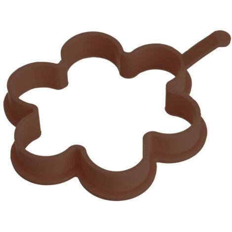 Moule à crêpes en silicone, fleur marron, 12 cm SILLINIE ORION 151792 (1/5)