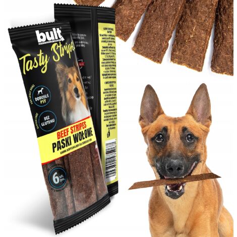 Bult Trainer Treats TRAITEMENTS POUR CHIENS Lanières molles au BŒUF 86 % DE VIANDE (1/5)