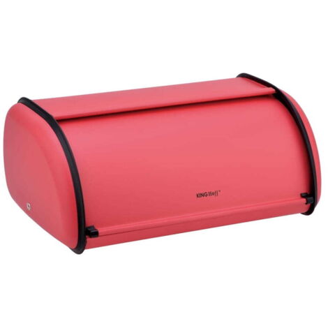 Petite boîte à pain en acier 36 cm KINGHOFF KH-1753 Rouge (1/5)