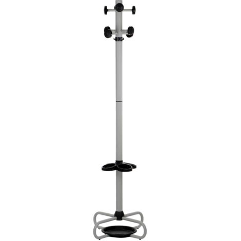 Cintre métallique sur pied gris WML-1 (1/5)