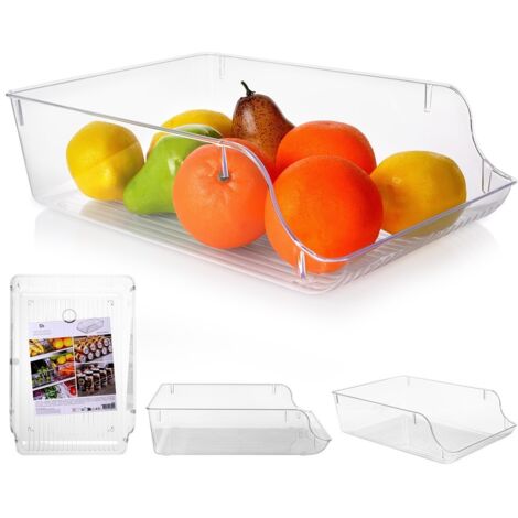 Organisateur de réfrigérateur, récipient alimentaire, 35 x 22,5 x 10 cm, EXCELLENT HOUSEWARE 259380