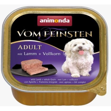 Animonda Vom Feinsten Agneau aux céréales complètes – Nourriture humide pour chiens adultes (1/2)