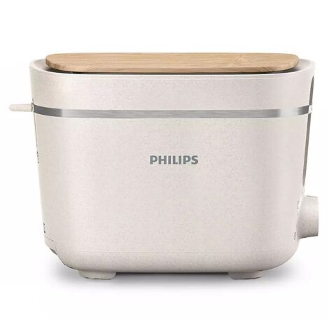 Philips – Grille-pain 2 tranches 830 W – 8 réglages de brunissage – Fonction décongélation – Réchauffe-viennoiseries intégré