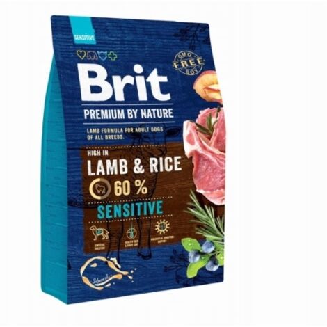 BRIT Premium by Nature Sensitive Agneau au riz - nourriture sèche pour chien - 3 kg