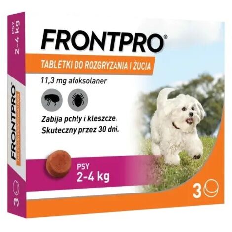 Comprimés FrontPro pour chiens de 24 kg 3 x 11 mg