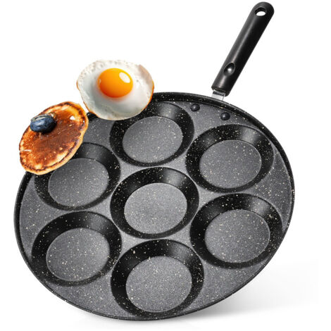 Poêle en granit pour œufs au plat, crêpes et œufs (1/5)
