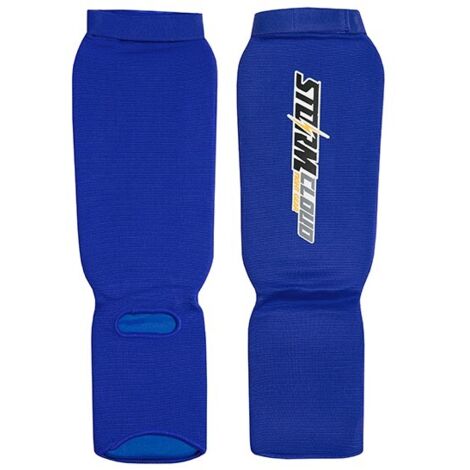 Protège-tibias flexibles StormCloud Bleu XL