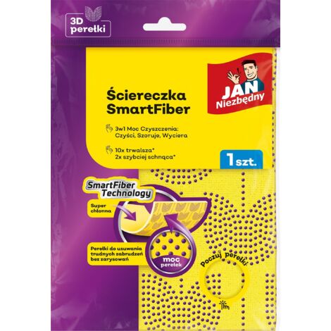 Chiffon JAN NIEZBĘDNY 3-en-1 SmartFiber Technology - avec perles 3D (1/2)