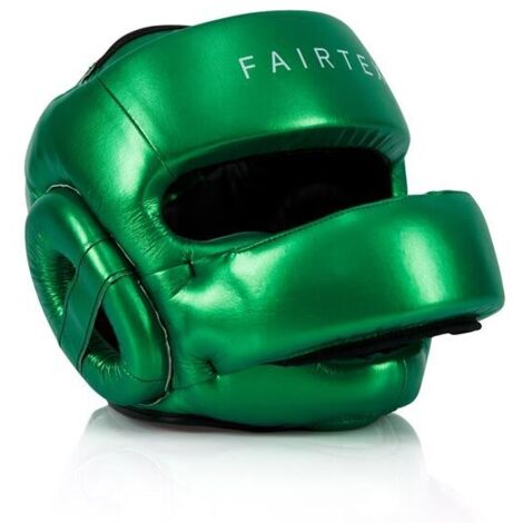 Casque de boxe Fairtex HG17 avec protège-nez Vert L (1/5)