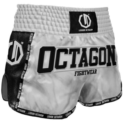 Short Octagon Muay Thai Legion Future Premium Argent M (1/2)