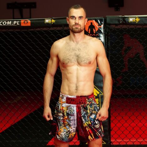 Short de Muay Thai Extreme Hobby Killer Cards II M (1/5)