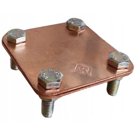 CONNECTEUR DE PROTECTION CONTRE LA FOUDRE EN CROIX POUR RUBAN DE CUIVRE S-40 CU (1/5)