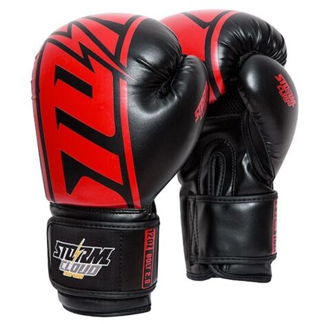 Gants de boxe StormCloud Bolt 2.0 Noir/Rouge 16 oz (1/5)