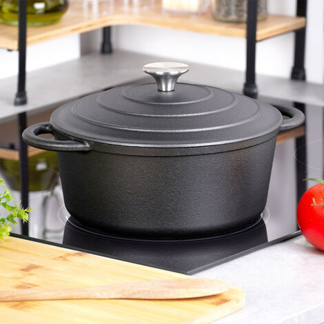 Le Capucin CHAUDRON-MARMITE 12 L avec couvercle