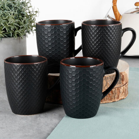 Lot De 10 Mugs Pour Café Ou Thé - 2 Coloris - Neuf - Sans Marque