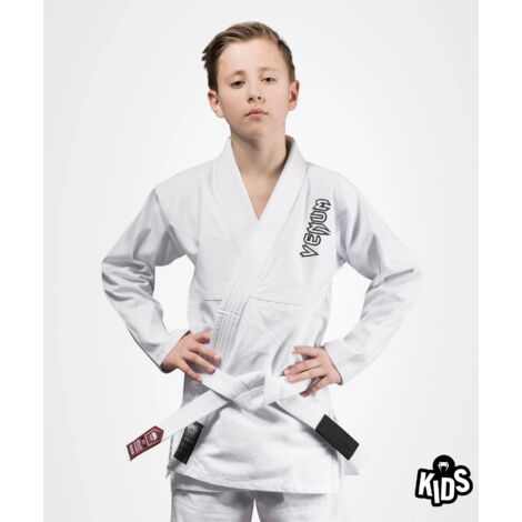 Kimono Judo Enfant 185g Toile Légère – Ceinture Blanche Offerte – Taille 110 Cm