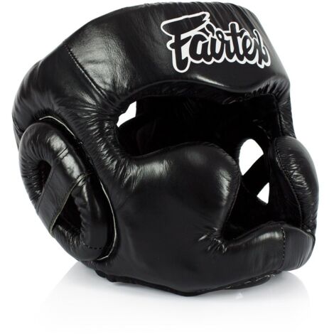 Casque de boxe Fairtex HG13 avec protège-nez Noir/Noir L (1/5)