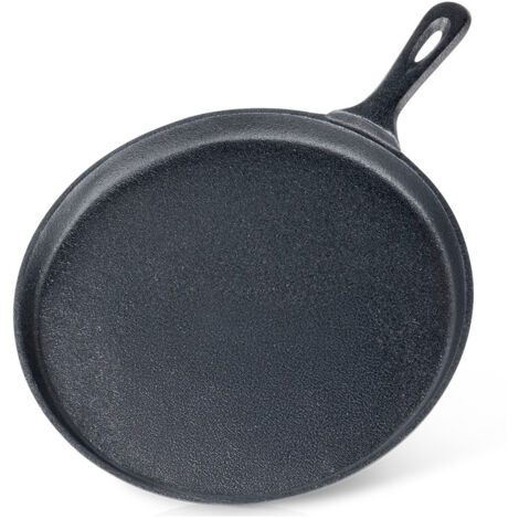 Poêle en fonte pour crêpes, omelettes, œufs, tortillas 26 cm