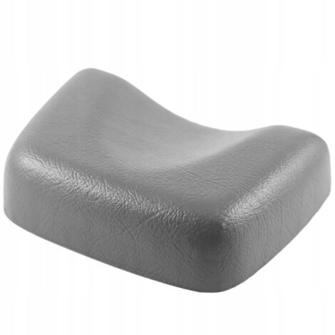 Oreiller appui-tête en mousse PUR, appui-tête pour solarium, gris (1/5)