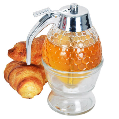 Distributeur de miel et d'huile en verre - Capacité de 200ML- Résistant