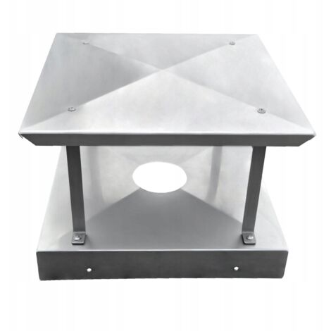 Chapeau de Cheminée - VEVOR - Chapeau Cheminee Inox 332x229 mm Acier
