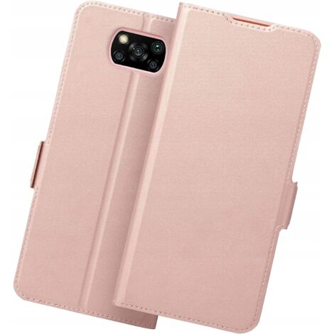 COQUE ROSE FERMEE POUR XIAOMI POCO X3 PRO / POCO NFC RABAT AIMANT (1/5)