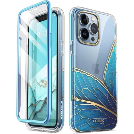 COQUE PAPILLON BLEU POUR IPHONE 13 PRO 6.1' (1/5)
