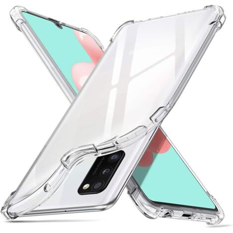 COQUE EN SILICONE TRANSPARENTE POUR SAMSUNG GALAXY A41 (1/5)