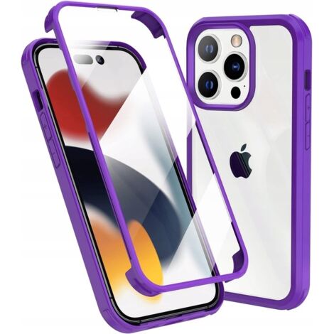 COQUE DE PROTECTION POUR APPLE IPHONE 14 PRO MAX BUMPER PLASTIQUE VIOLET (1/5)
